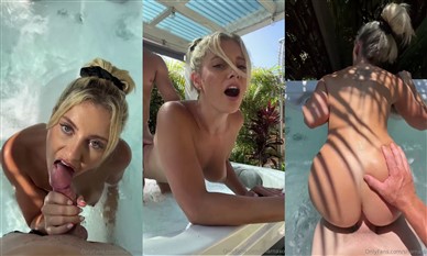 Sharna beckman jacuzzi sex tape private clip video leaked
